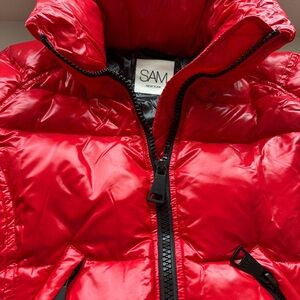 SAM.  Red Ski Puffer Jacket